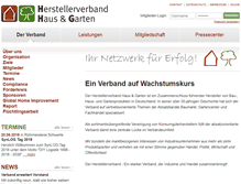 Tablet Screenshot of herstellerverband.de